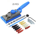 Customizable 25pcs 6/8/10/12mm Punch Guide Scale Straight Oblique Hole Drill Locator Woodworking DIY Tools with OEM Support