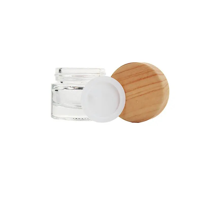Cosmetic Glass and Plastic Jar for Skin Care 5g-50g Lotion Cream and Lipstick for Eye Cream-10g 15g 20g 30g 50g