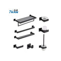 Stainless Steel Safe Durable Design Modern Appearance Bathroom Hardware Set Six Piece Polished Bathroom Accessories Set