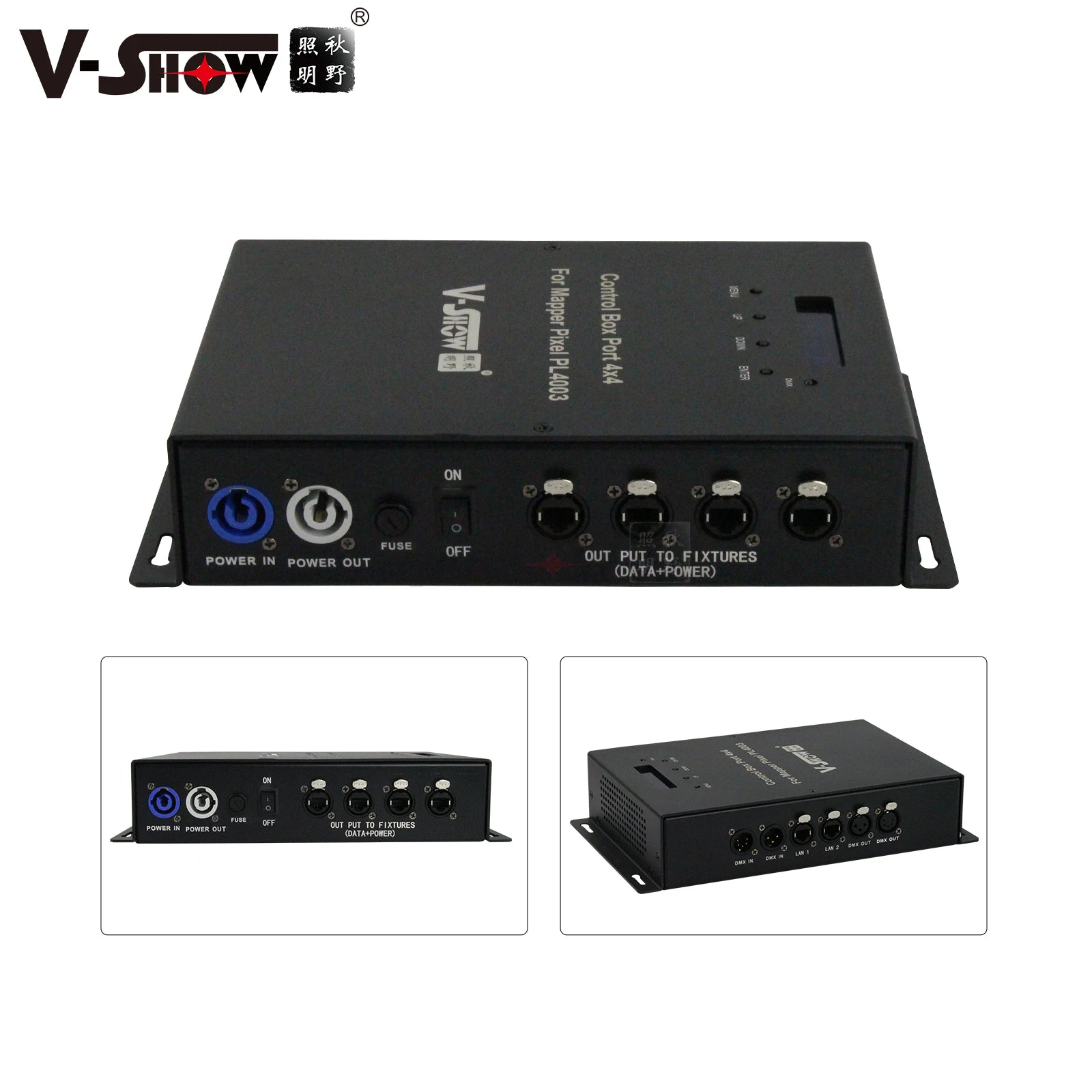 VSHOW PL4003 16pcs LED Pixel Tube Light 1pcs Controller 40 XSMD 5050 RGB/FC High Efficiency LEDS Individual Pixel Control