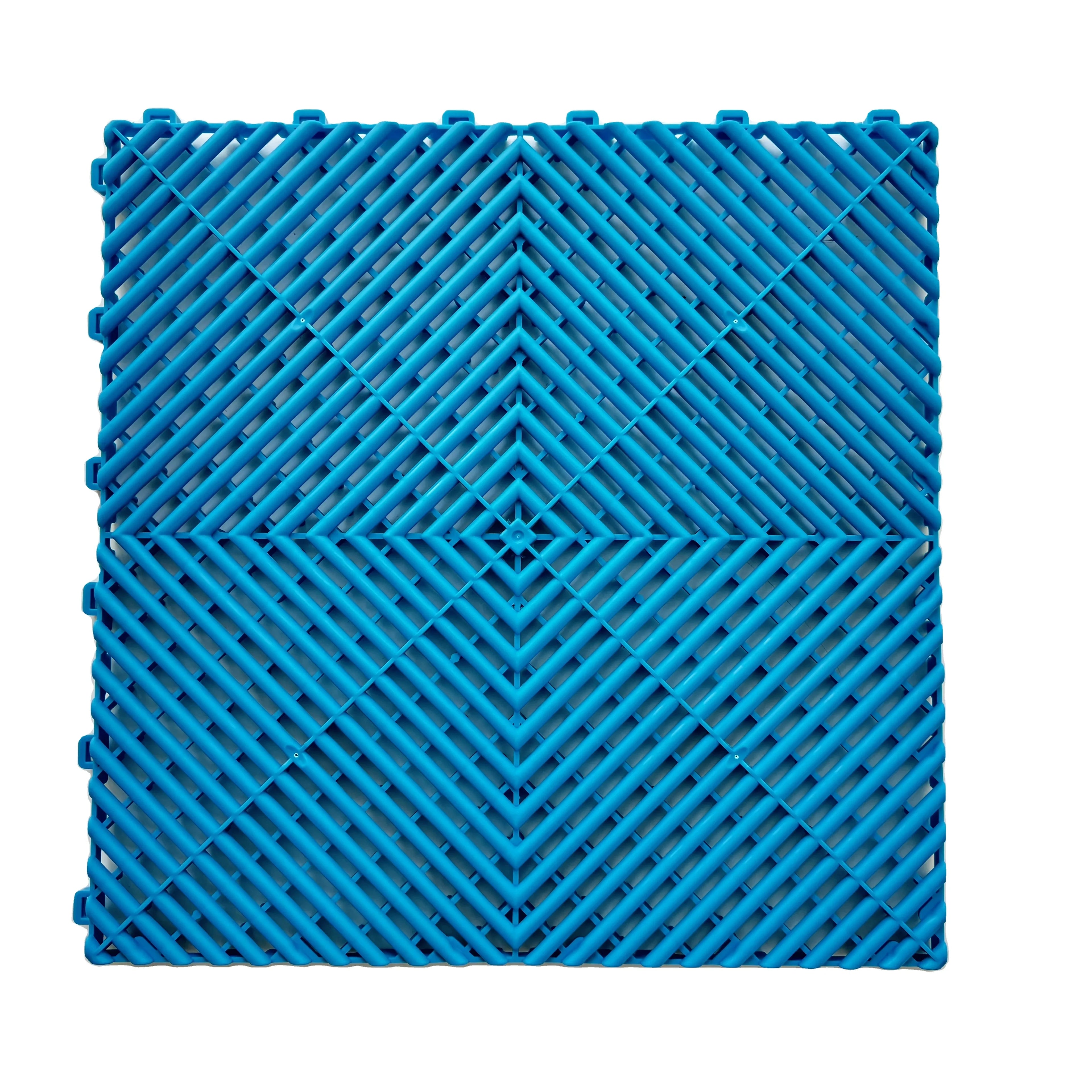 New Environmentally Friendly PP Plastic High Load-Bearing Garage Floor Tiles Interlocking Outdoor Private Garage Flooring