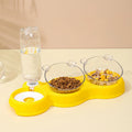 OEM/ODM Portable PP Plastic Pet Feeder & Automatic Dog Water Bowl Double Bowl Easy to Clean New Pet Products Accessories