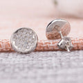 Hot Sale 925 Sterling Silver Stud Cubic Zirconia Earrings