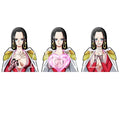 Newest Designs Sexy Anime Girl 3D Motion Stickers Waterproof Eco-friendly Famous Manga Changing Pictures Car Laptop Refrigerator