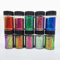 Wholesale Color Travel Mix Size Mix Glitter Custom Chameleon Glitter Powder