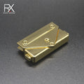 Custom Designer Handbag Plug Snap Bag Closure Hardware Lock Briefcase Press Automatic Lock for Bag Clasp