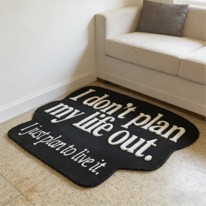 New Design Modern Abstract Rug Hand Tufted Thick Large Size Heart Letter Shape Area Bedroom Rug