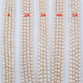 6-9mm Wholesale rice shape natural fresh water pearl necklace and bracelet DIY handmade jewelry
