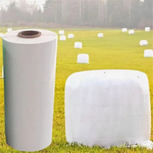Manufacturer PE Agricultural Use Uv Protection 750mm X 25mic X 1500m Plastic Silage Suppliers Bale Wrap Stretch Grass Film