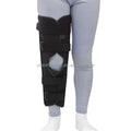 Tri-Panel Knee Immobilizer Post-op Hinged Orthopedic Knee Support Brace Protection Adjustable Breathable for ACL MCL Meniscus