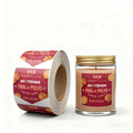 Custom logo Sticker With Logo Waterproof Private Candles Label Matte Gold Foil Sticker Label Printing for Candle Jars