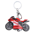 Multi-colour Motorbike Model Keychain Alloy Keyring 3D Car Keychain Cute Rubber Keychain