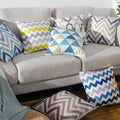Wholesale Linen Square Throw Cushion Cover Geometric Pattern Digital Printing Pillow Home Decor Cushion Art Pillowcase 45*45cm