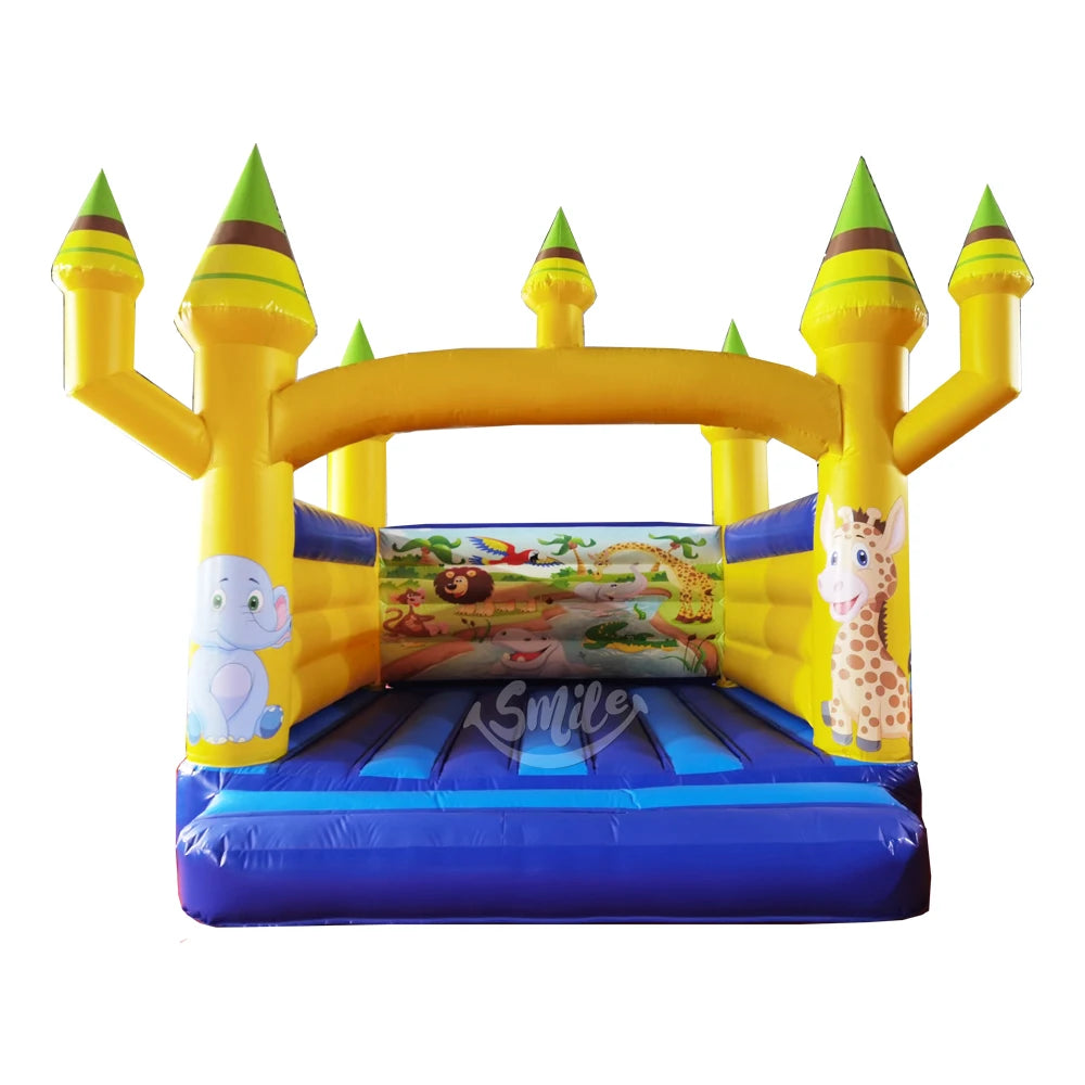 Fun Children Toy Jumping Bounce House Kids Trampoline Amusement Park Equipment Inflatable Bouncy Castle PVC for Kids