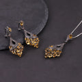 W0453 Eco-Friendly Production Jewelry Factory Citrine 925 Silver Jewellery Set Yellow Stone Wholesale New Designs Jewellery Set