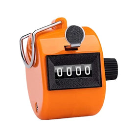 Color Hand Tally Counter 4-Digit Counters Mechanical Palm and Clicker Handheld Pitch Click Counter Number Count