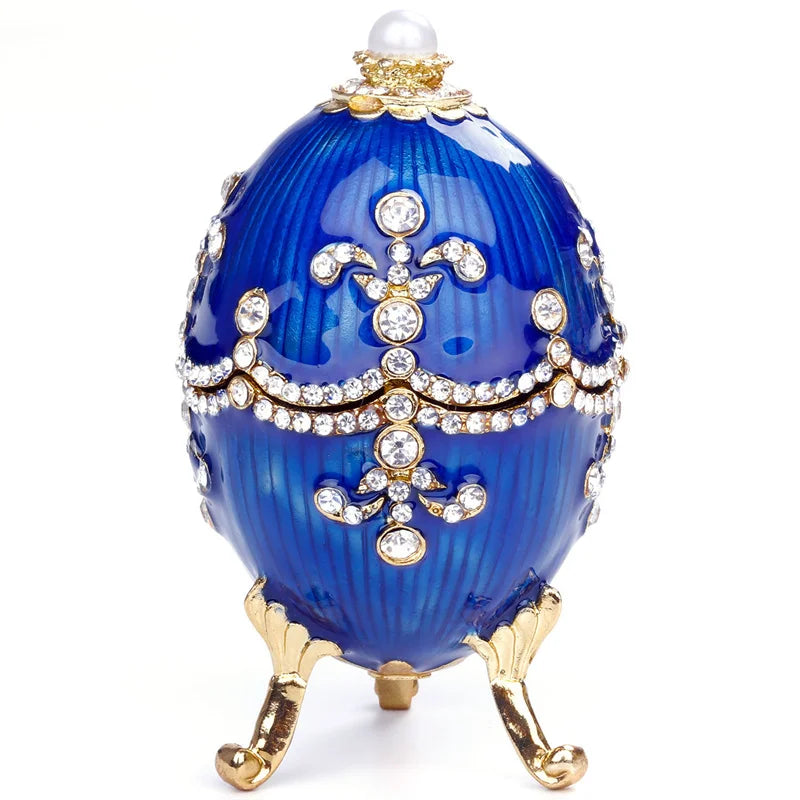 Colored Eggs Metal Crafts Home Furnishing Creative Decorations Jewelry Box Business Gifts Ornaments
