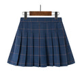 Girls School Uniform Pleated Skirt Shorts Lining Checkered Korean New Girls School Party Costume Skirt Uniform Girls Daily Skirt