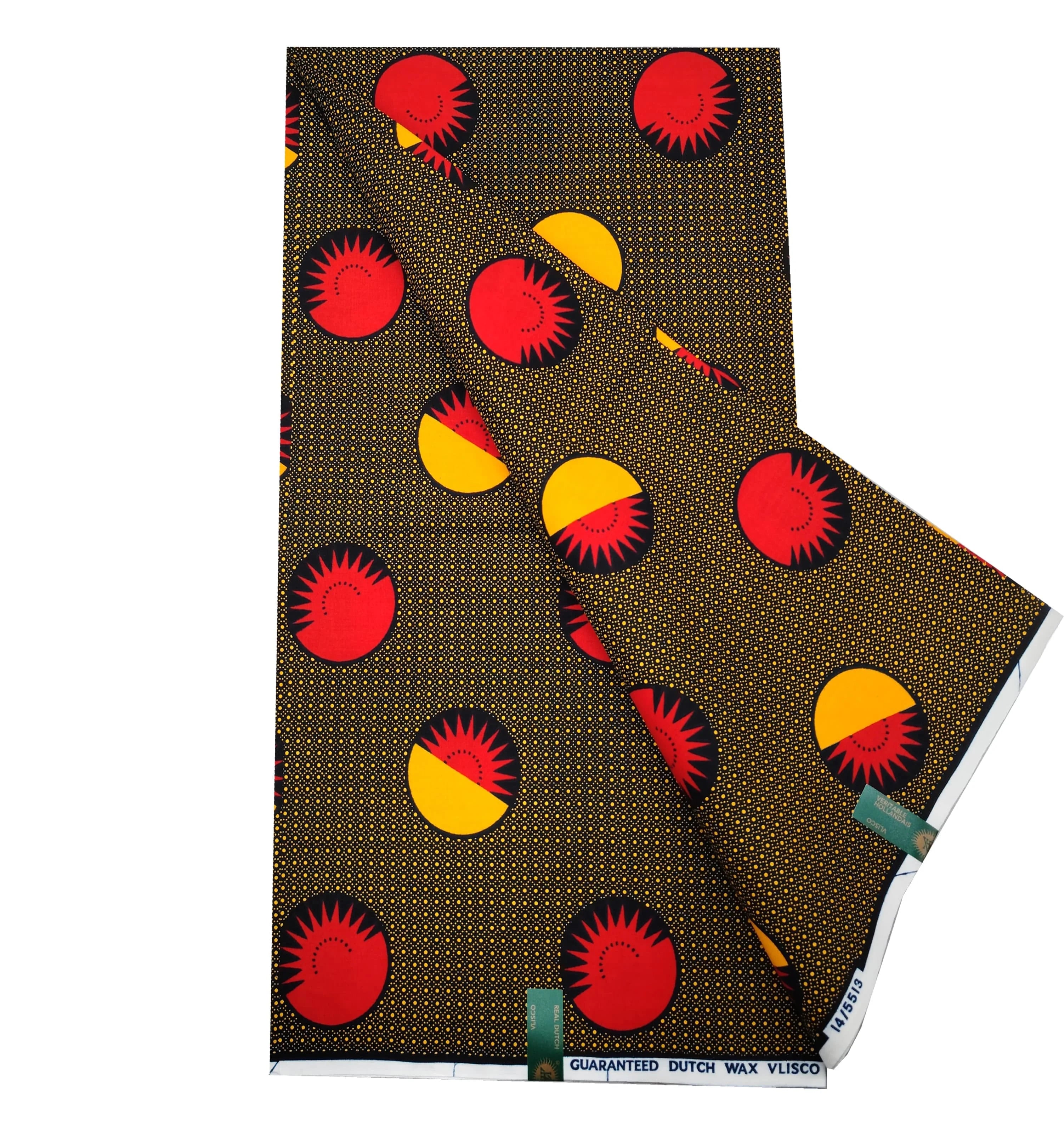 Wholesale African Hollandise Ankara Dutch Real Wax Print Fabric 100% Cotton Double Side Wax Printed Cloth Fabric for Clothing