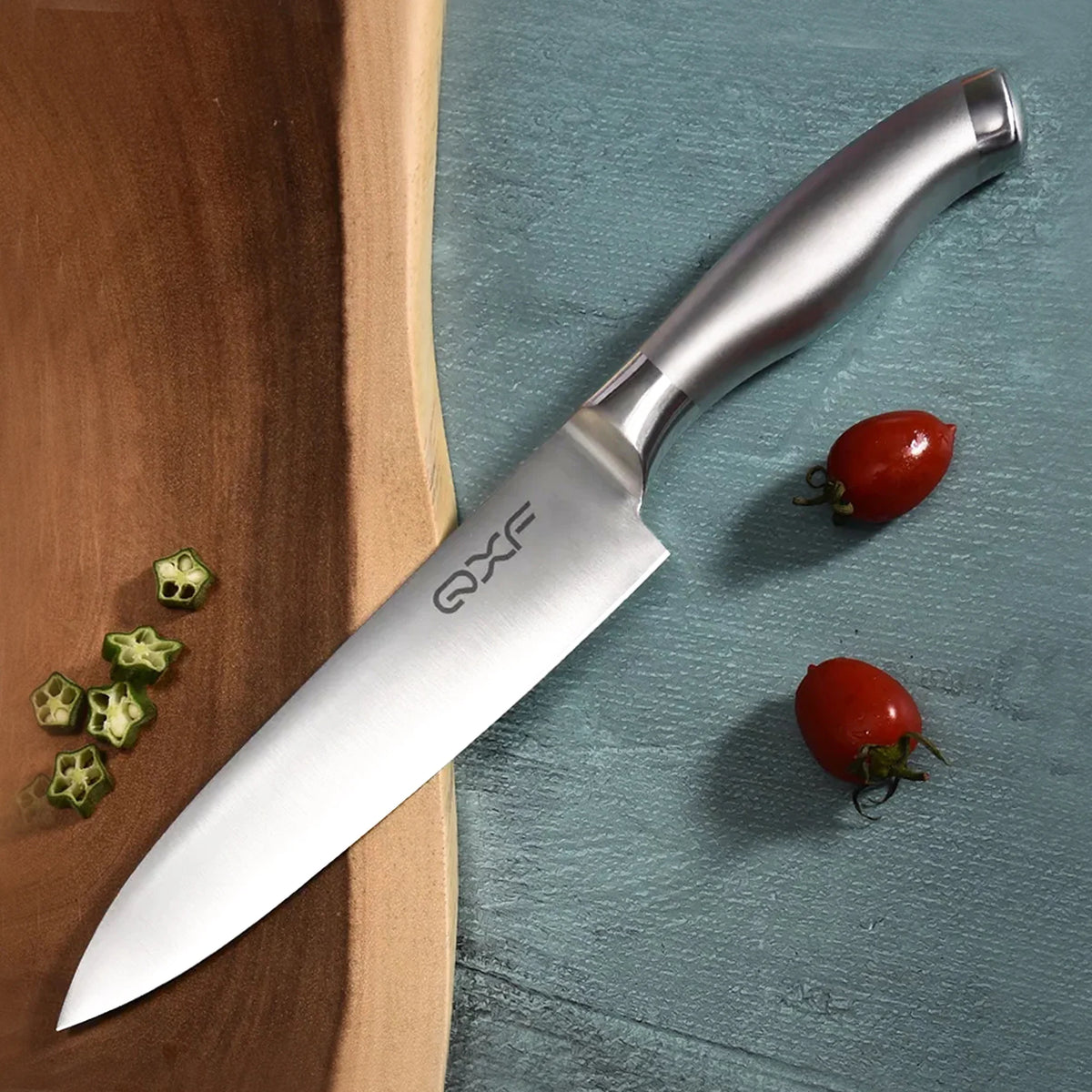 QXF Super Sharp Chef Knife 8 Inch Stainless Steel Kitchen Chef Knives Choice for Kitchen Restaurant