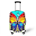Best Selling Custom Elastic Spandex Polyester Luggage Cover Travel Suitcase Protective Fabric with Printed Design