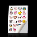 Premium Printable Inkjet Waterproof Self Adhesive Transparent Glossy White Custom Washi Vinyl Sticker Paper Sheet
