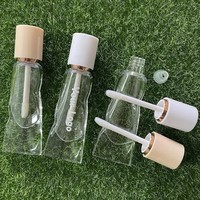 CY305 Wholesale Custom Logo 4ml Toothpaste Shape Transparent Cosmetic Bottle Lip GlossTube Empty Lip Mud Cosmetic Packaging