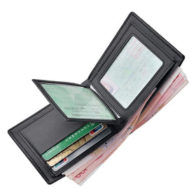 2026 New European and American Style Men's PU Leather Coin Holder Men's Wallet