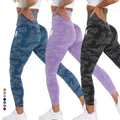 New Arrivals High Waisted Butt Lift Leggings Camo Workout Seamless Leggings for Women