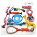 ZMaker Dog Bite Toys Eco Friendly Plush Rope for Agressive Chewing Christmas Gift Set