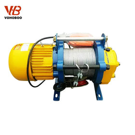 Warehouse Using KCD 300KG 600 800KG/1Ton/1.5Ton/2Ton Wire Rope Crane Winch Three Phase for Sale