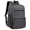Unisex Business Travel Custom LOGO Oxford Large Capacity Waterproof Laptop Backpack USB Air Cushion Belt for Office Daily Use