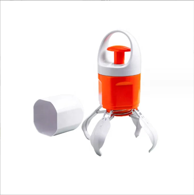 New Design ABS Claw Poop Scooper With Built-in Poop Bag Dispenser for Outside Yard or Travel Outdoors Pet Waste Pick-up Cleaner