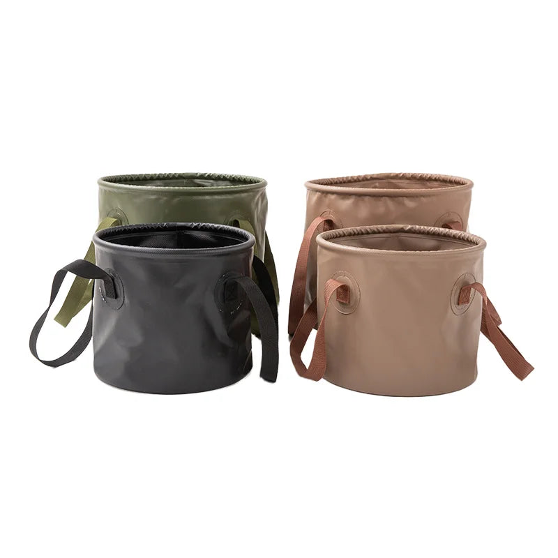 Hot Sale 10L/20L Portable Waterproof Durable Eco-Friendly Outdoor PVC Folding Fishing Bucket