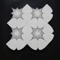 Hot Selling Flower Waterjet Marble Inlay Mosaic Tile