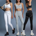 YIYI Wholesale Two Color High Support Workout Sets for Women Tummy Control Leggings Sports Suits Girls Women's Fitness Clothing