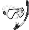 Ren Tong Hot Sale Latest Tempered Glass Snorkeling Diving Mask and Dry Top Snorkel Set