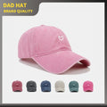 6-Panel Custom Dad Hats Unstructured Vintage Distressed Embroidery Logo Unstructure Baseball Caps Sporty Washed Cotton Cap