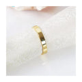 Zinc Alloy Die-casting Simple Glossy Napkin Ring Golden Napkin Buckle Metal Napkin Ring Home Table Accessories