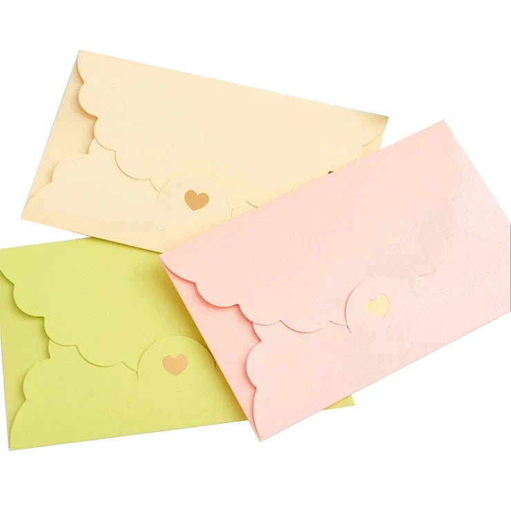 Factory Custom Colorful Envelope Greeting Cards Packaging Hot Stamping Small Mini Envelopes Luxury Envelopes With Logo
