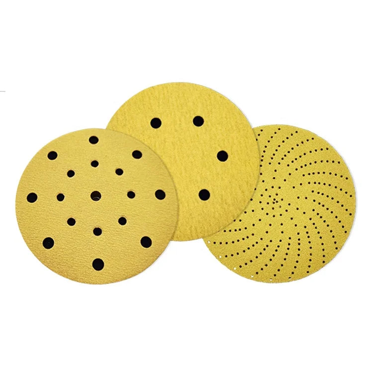 6-Inch Alumina Dry Grinding Textured Sheet 17-Hole 9-Hole Small Cyclone Design Medium Soft 236U 216U OEM/ OBM Customized Support