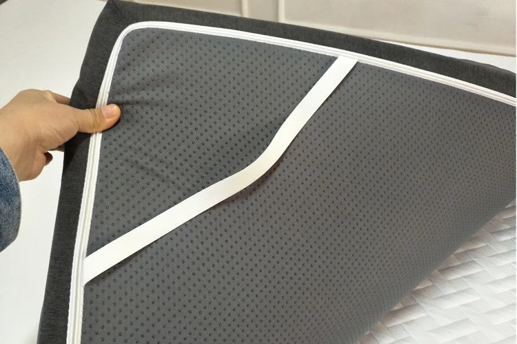 2" Natural Latex Colchones Single Double Queen King Size Latex Mattress Topper Japanese Futon Roll in a Box