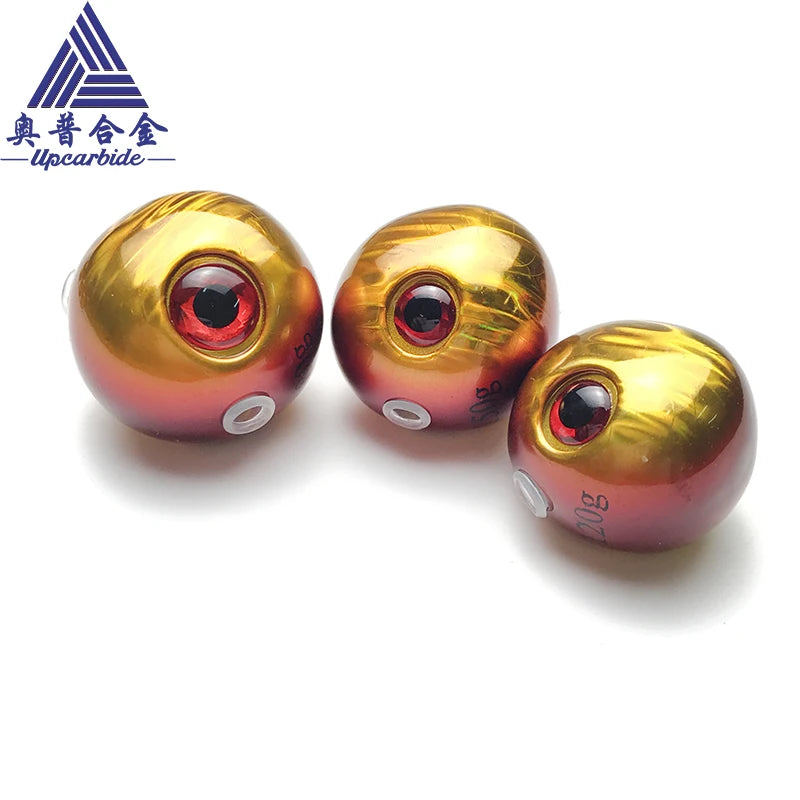 Colorful Fishing Lure Tools 45g~210g Tungsten Fishing Jig Head