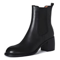 Luxury Chelsea Boots Women Handmade Durable Genuine Leather Comfortable Slip-On EVA Vintage Breathable Summer Autumn Daily Life
