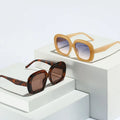 Fashion Woman Sunglass Custom Logo Oversized Fashion Square Sunglasses Oval Shades