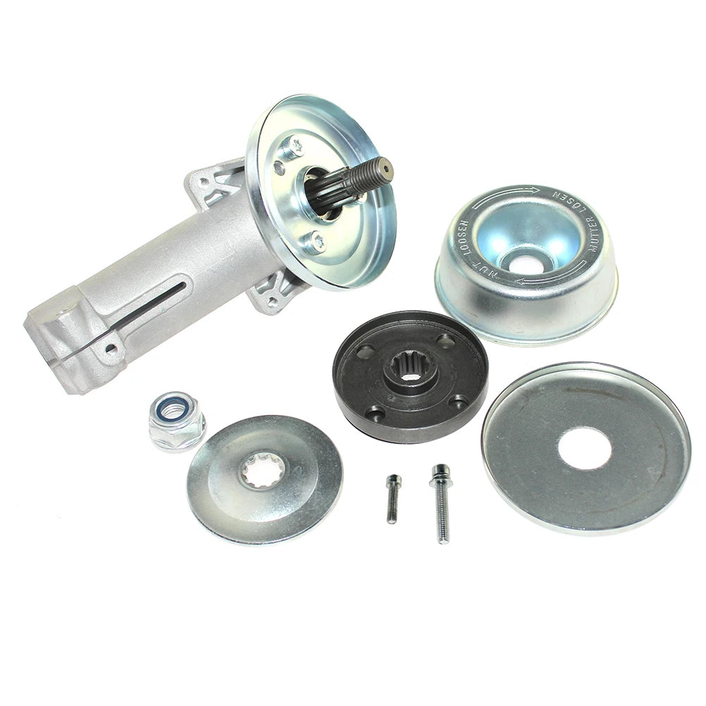 HuzMann Gear Box Head for Brushcutter FS260/FS311/FS360/FS410/FS460/FS490 PN# 41476400104 28mm Drive Tube 9 Tooth Spline