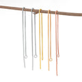 Ear Line Sterling Silver S925 Simple Handmade DIY Chain Long Earring Line for Jewelry Making