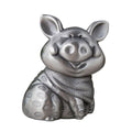 Creative European Piggy Bank Smiley Pig Piggy Bank Zinc Alloy Safe Box for Money Desktop Ornament