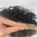 Natural Looking Fashion Handsome Men Curly Wig Full Lace Human Hair Short Men Wigs