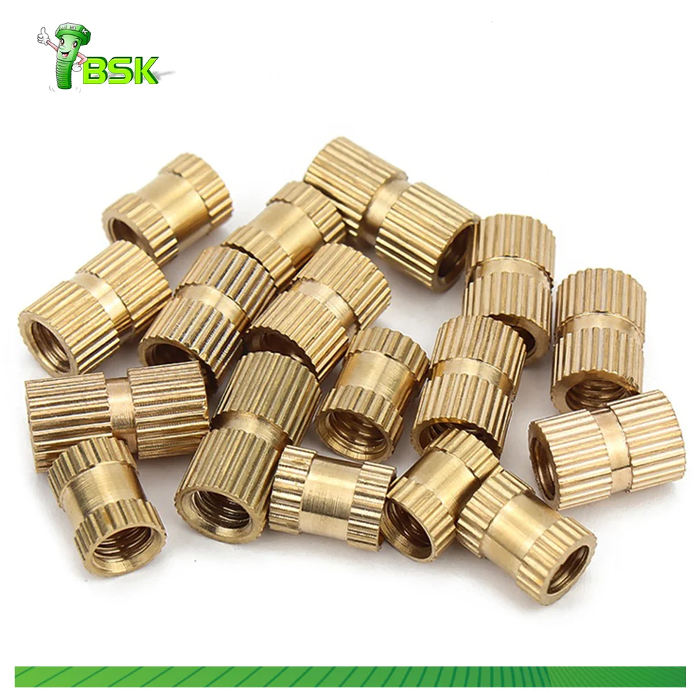 Oem Brass Hot Melt Inset Nuts Heating Molding Copper Thread Inserts Nut  Plastic Insert Nuts for Cam